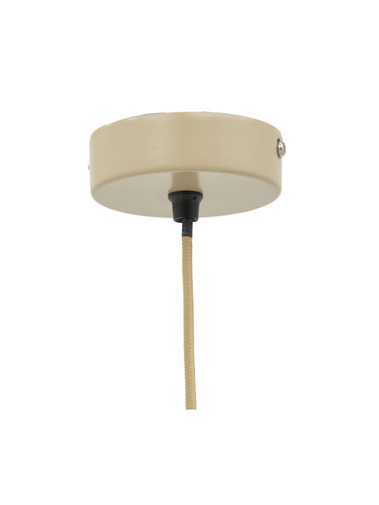 Inart Dorotan Pendant Light Brown with Socket E27 30x27x110cm