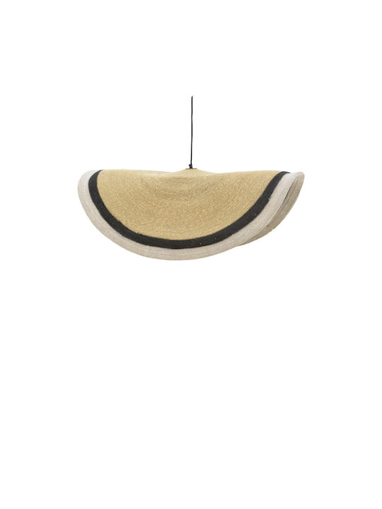 Inart Hatchie Pendant Light Black Boho with Socket E27 70x70x123cm