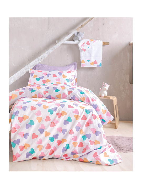Rythmos Zoey Πάπλωμα Κούνιας Πολύχρωμο White 110x150cm