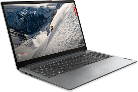 Lenovo IdeaPad 1 15AMN7 15.6" IPS FHD (Ryzen 5-7520U/16GB/512GB SSD/W11 S) Cloud Grey (GR Keyboard)