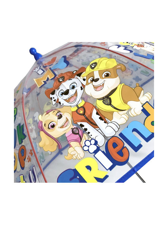 Paw Patrol Umbrelă Pentru Copii Baston Transparentă 45 cm