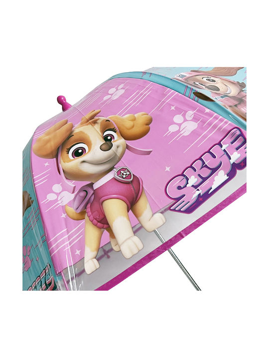 Paw Patrol Umbrelă Pentru Copii Baston Transparentă 45 cm
