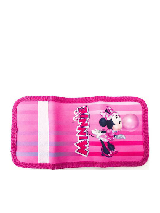 Setino Portofel pentru copii cu velcro Roz