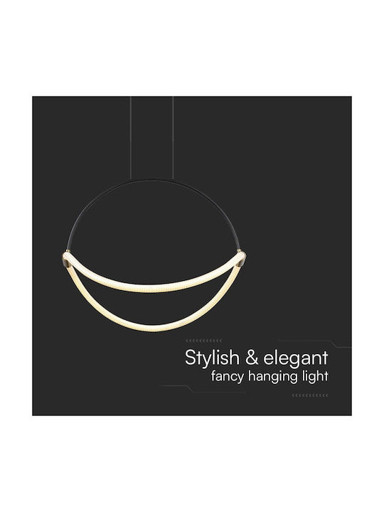 V-TAC Pendant Light Black 50x16x170cm