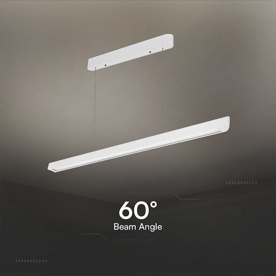 V-TAC Pendant Light White 122.7x5cm