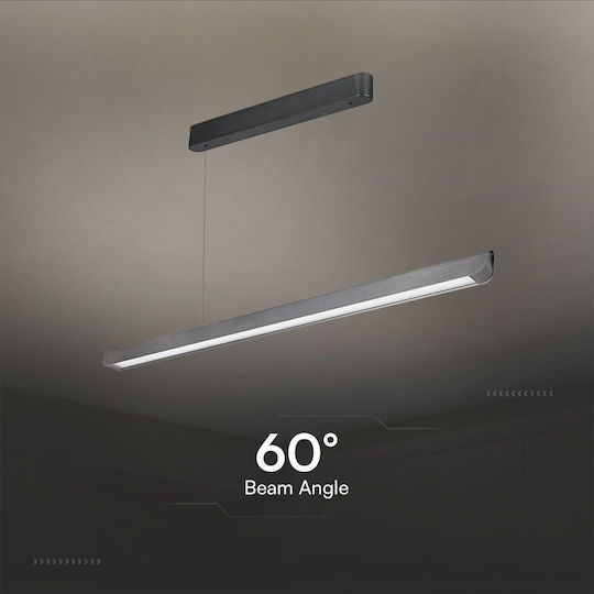 V-TAC Pendant Light Gray 122.7x5cm