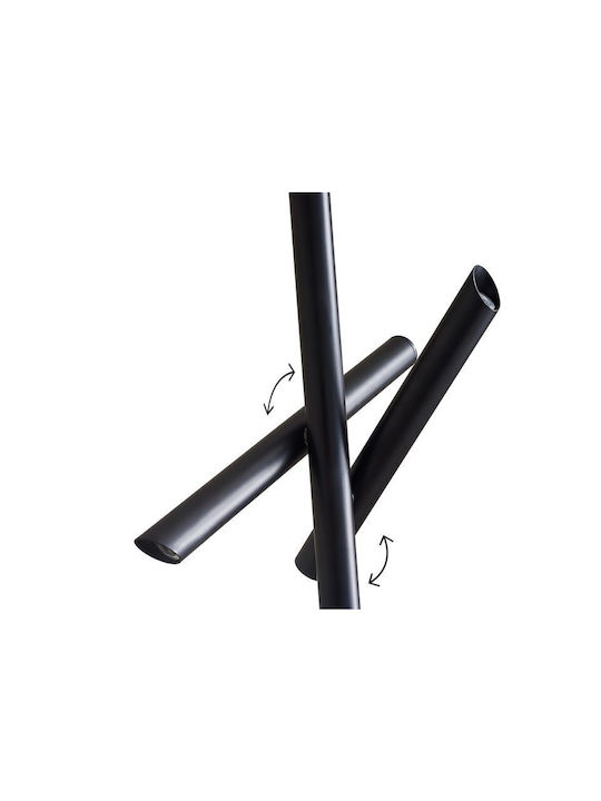 Luma Κρεμαστό Φωτιστικό Satin Black LED 24x55εκ.