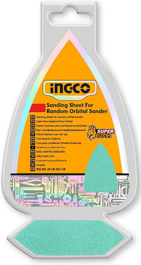 Ingco Delta Sanding Sheet K180 60x60mm Set 60pcs