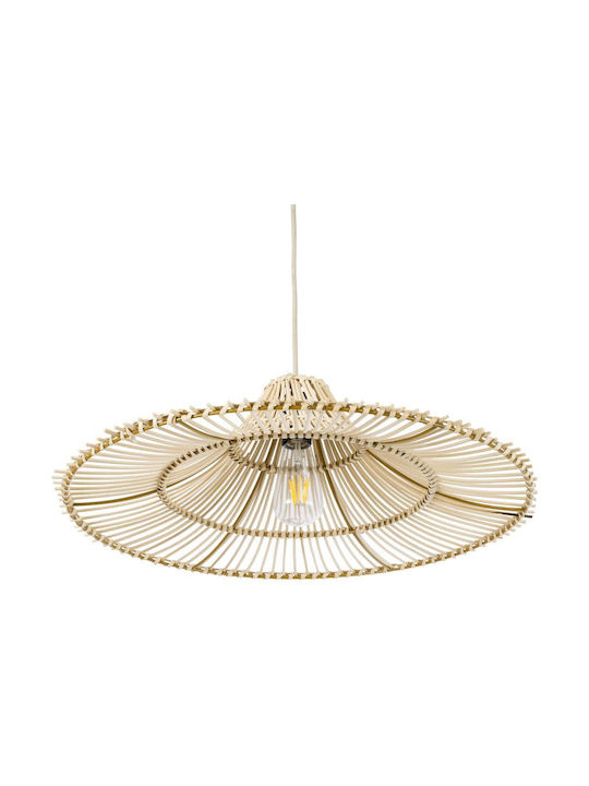 GloboStar Palermo Deckenleuchte Beiges Boho Raster mit Lampenbirnensockel E27 60x60x20cm