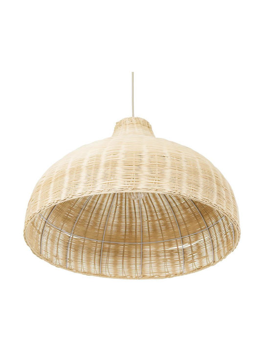 GloboStar Afuru Deckenleuchte Beige Boho Raster mit Lampenbirnensockel E27 60x60x40cm
