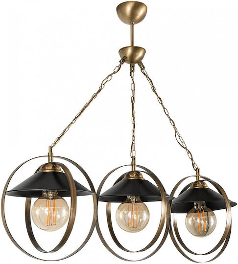 ARlight PDT 2062-3 Κρεμαστό Φωτιστικό Μπρούτζινο 79x23x80εκ. ARlight PDT 2062-3 Κρεμαστό Φωτιστικό Μπρούτζινο 79x23x80εκ.