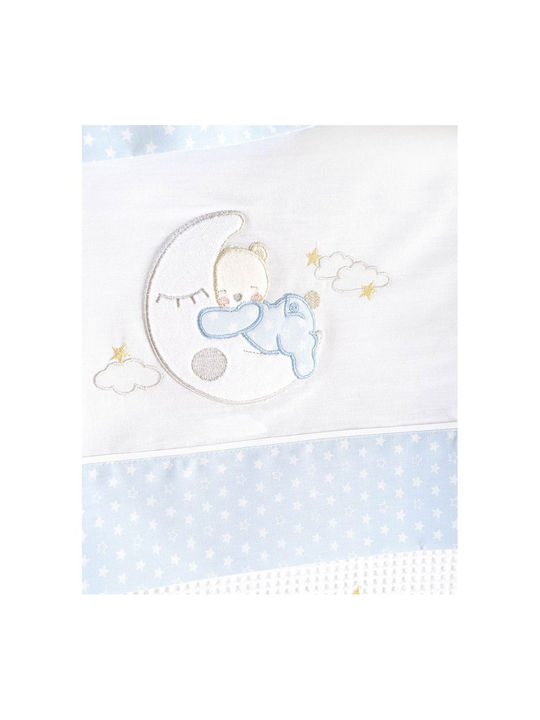 Rythmos Blanket Cot Waffle Light Blue Sky Blue 120x150cm