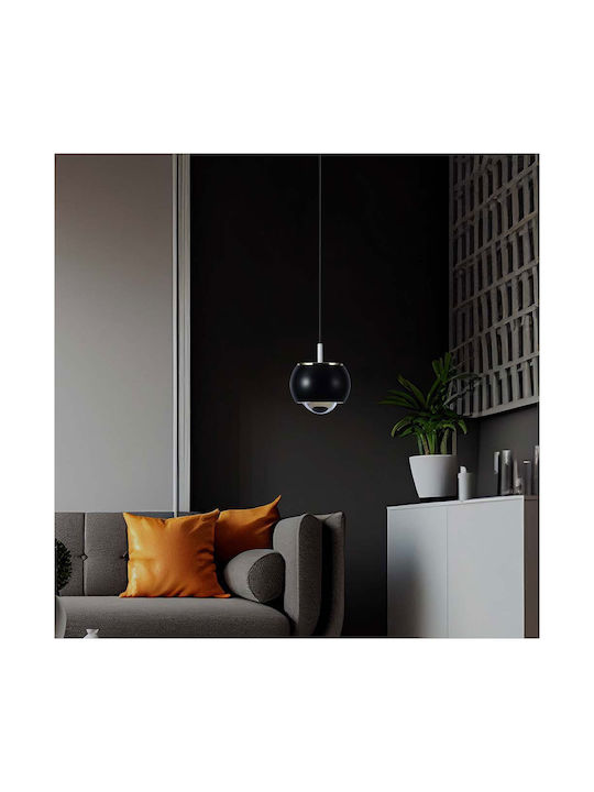 V-TAC Pendant Light Black 100cm