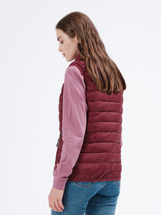 Emerson 202.EW10.167 Sleeveless Jacket Puffer Burgundy