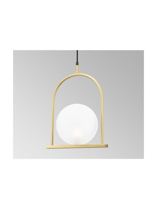 Luma Pendant Light Bronze Ball with Socket G9 25x40cm