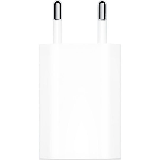 Apple Φορτιστής Χωρίς Καλώδιο με Θύρα USB-A 5W Λευκός (MGN13ZM/A)