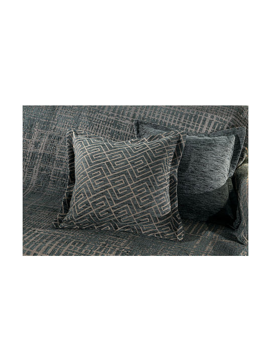 Guy Laroche Decorative Pillow Case from 100% Cotton Petrol Blue 50x50cm.