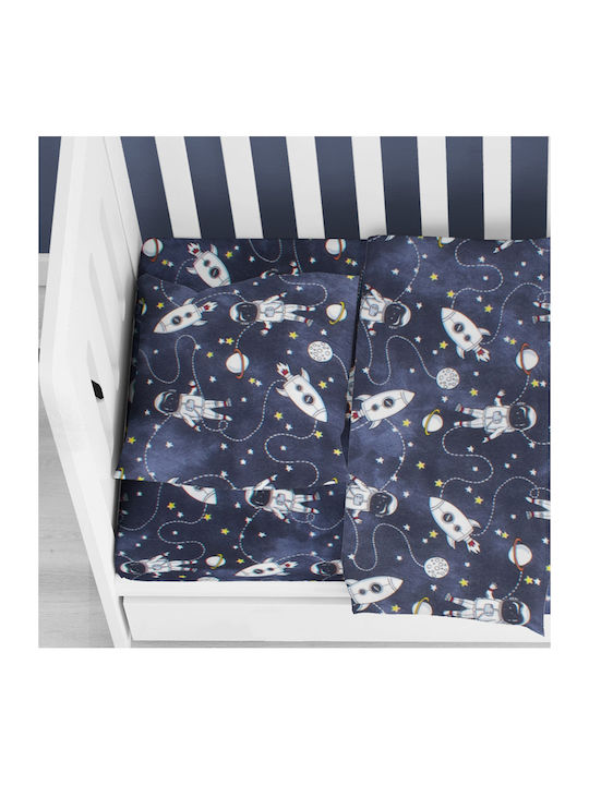 Dimcol Bebe Față de pernă pentru bebeluși Blue 35x45cm