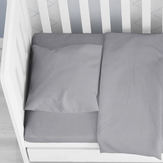 Dimcol Baby Pillowcase 495 Dark Gray 35x45cm