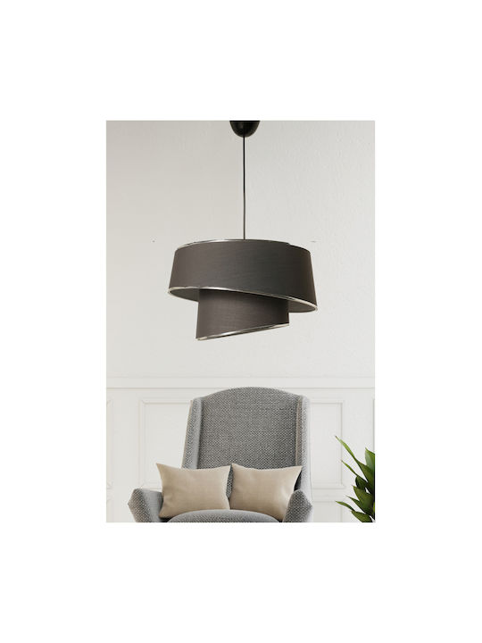 HomeMarkt Adjustable Pendant Light Gray with Socket E27 32cm