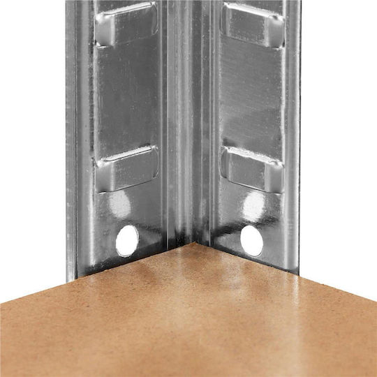 Springos Raft Dexion 90x30x180 cm Cu 5 Rafturi Rezistență Totală 875 kg