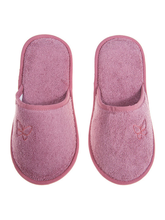 Amaryllis Slippers Terry Winter Women's Slippers in Pink color