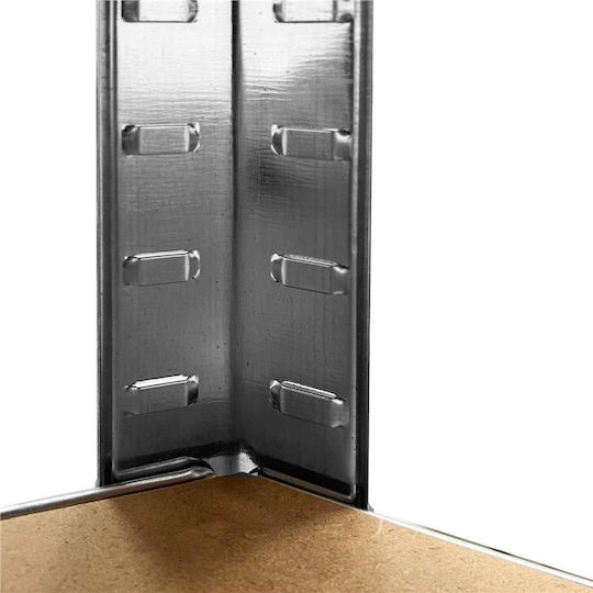 Springos Corner Dexion Shelf 90x40x180cm with 5 Shelves Total Load Capacity 875kg