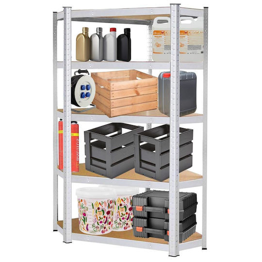 Springos Corner Dexion Shelf 90x40x180cm with 5 Shelves Total Load Capacity 875kg