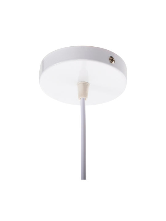 HomeMarkt Κρεμαστό Φωτιστικό Κίτρινο LED Καμπάνα 40x40x116εκ.