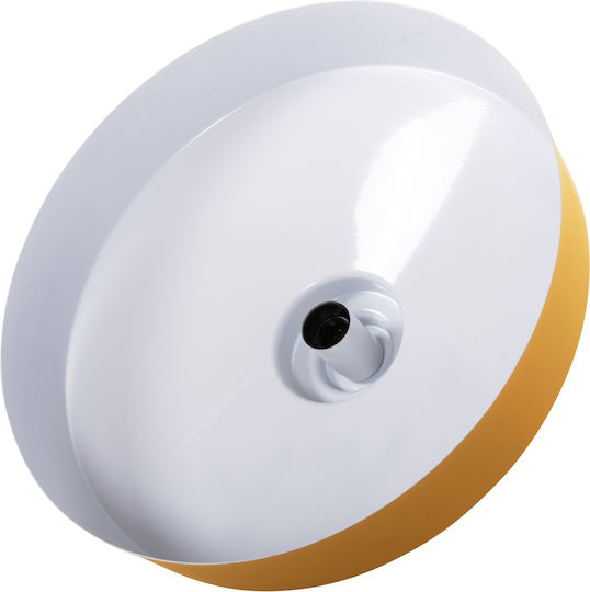HomeMarkt Deckenleuchte Gelbe Glocke mit Lampenbirnensockel E27 40x40x116cm