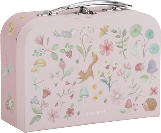 Little Dutch Valiză decorativă Fairy Garden din Metal 1buc LD7344 Roz
