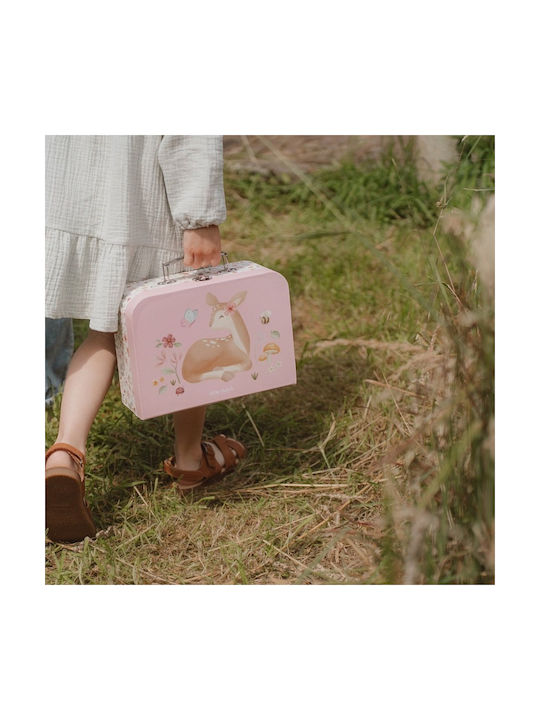 Little Dutch Διακοσμητικό Βαλιτσάκι Fairy Garden από Μέταλλο Ροζ