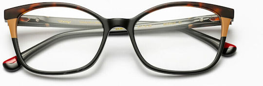 Woodys Barcelona Women's Acetate Brown Prescription Eyeglass Frame BEGONIA 01