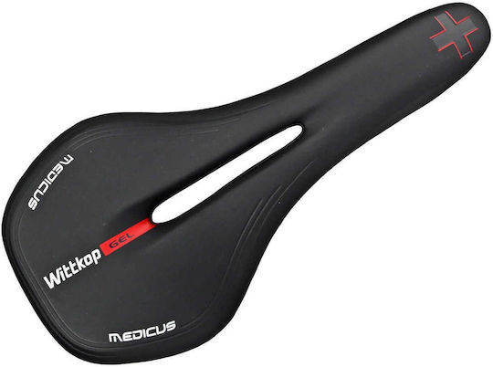 Wittkop Medicus Twin 7.0 Fahrradsattel Schwarze 270 x 135 mm