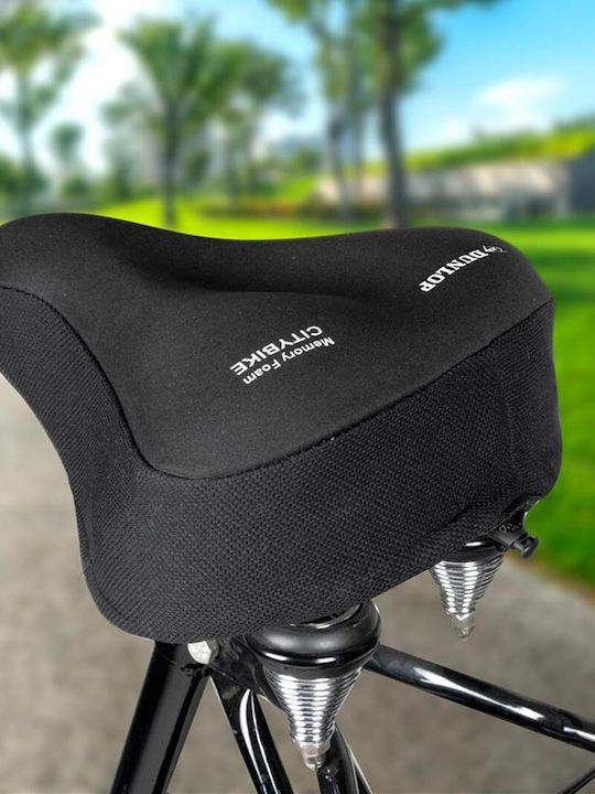 Dunlop Saddle Σέλα Ποδηλάτου Μαύρη 260 x 235 mm