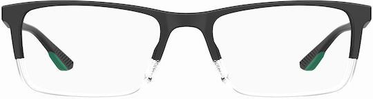 Under Armour Men's Black Acetate Prescription Eyeglass Frame
