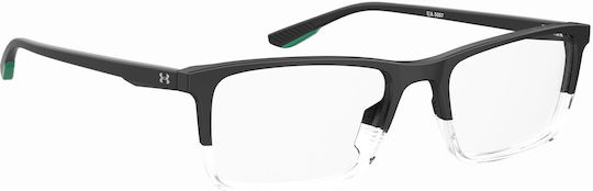 Under Armour Men's Black Acetate Prescription Eyeglass Frame