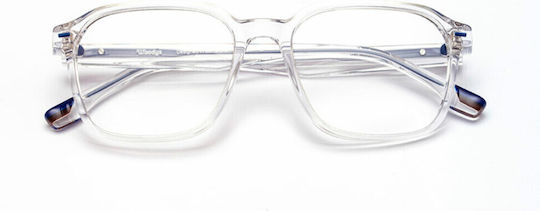 Woodys Barcelona Jackson Transparent Men's Acetate Prescription Eyeglass Frame JACKSON 04