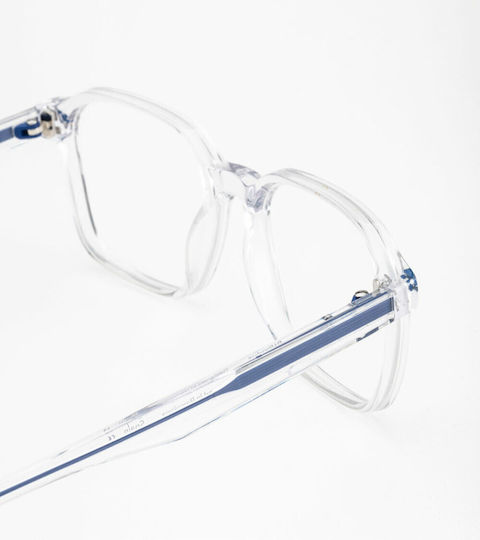 Woodys Barcelona Jackson Transparent Men's Acetate Prescription Eyeglass Frame JACKSON 04