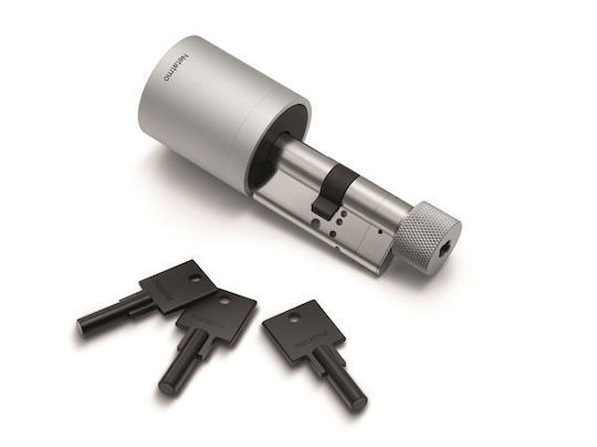 Netatmo Цилиндър за ключалка 58мм с 3 ключове Сребрист