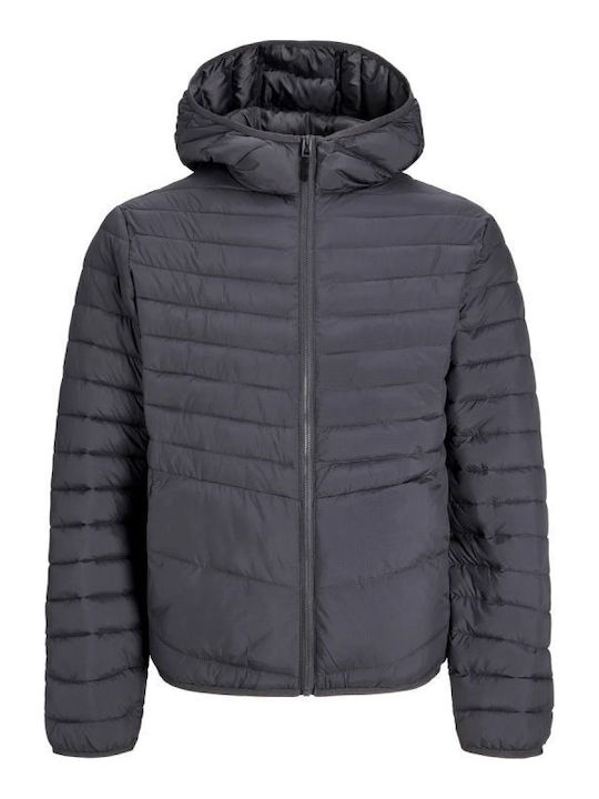 Winter Jacke Puffer Winddicht Asphalt
