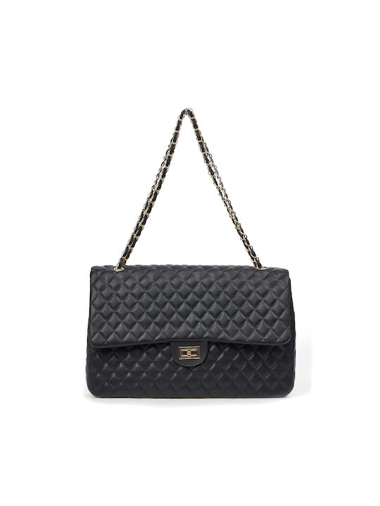 Damentasche Schultertasche Schwarz