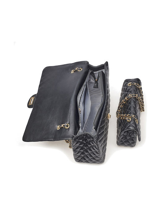Damentasche Schultertasche Schwarz