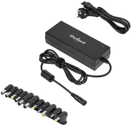 Rebel Universal Laptop Charger 120W 5V 4.86A with Detachable Power Cable