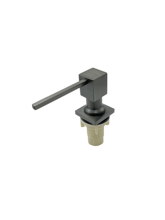 Naron Εντοιχιζόμενο Dispenser Κουζίνας Μεταλλικό Γκρι 350ml