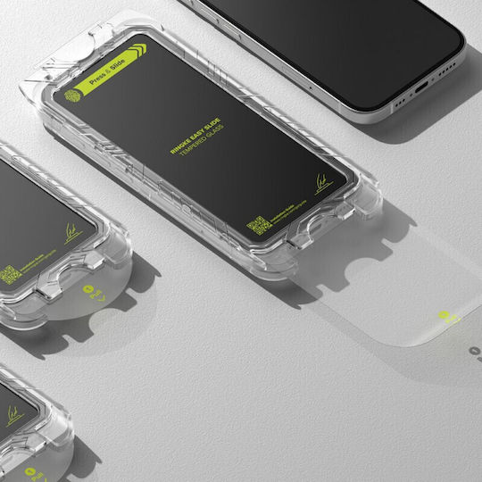 Ringke Easy Slide Tempered Glass Μαύρο (iPhone 15 / 16)