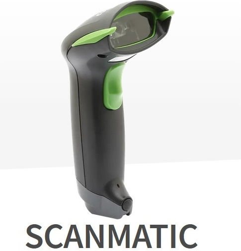 Custom Scanmatic Handheld Scanner Wired with 1D Barcode Reading Capability