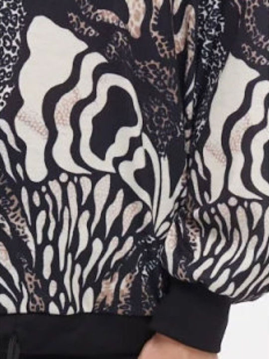 Γυναικεία Μπλούζα Μακρυμάνικη Animal Print Πολύχρωμη