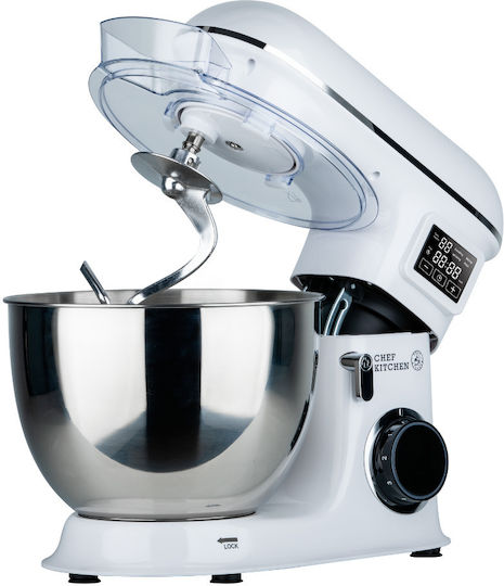 Chef Line SM1552NL Stand Mixer 1900W with Stainless Mixing Bowl 8lt