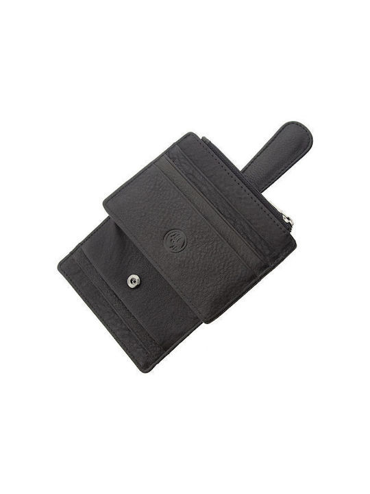 Herren Brieftasche Karten Schwarz